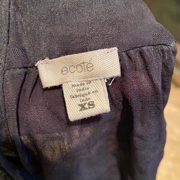 UO Ecote Black Beaded Top - Picture 6 of 6